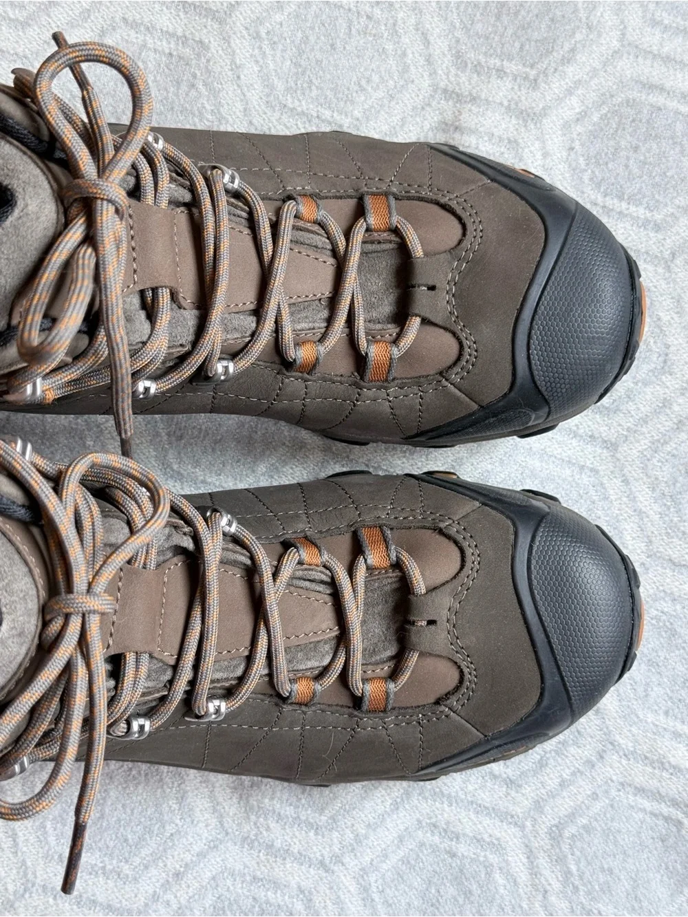 Oboz Bridger Boots Mid B-DRY Waterproof Hiking Brown Men's 12 EU 46 Like New